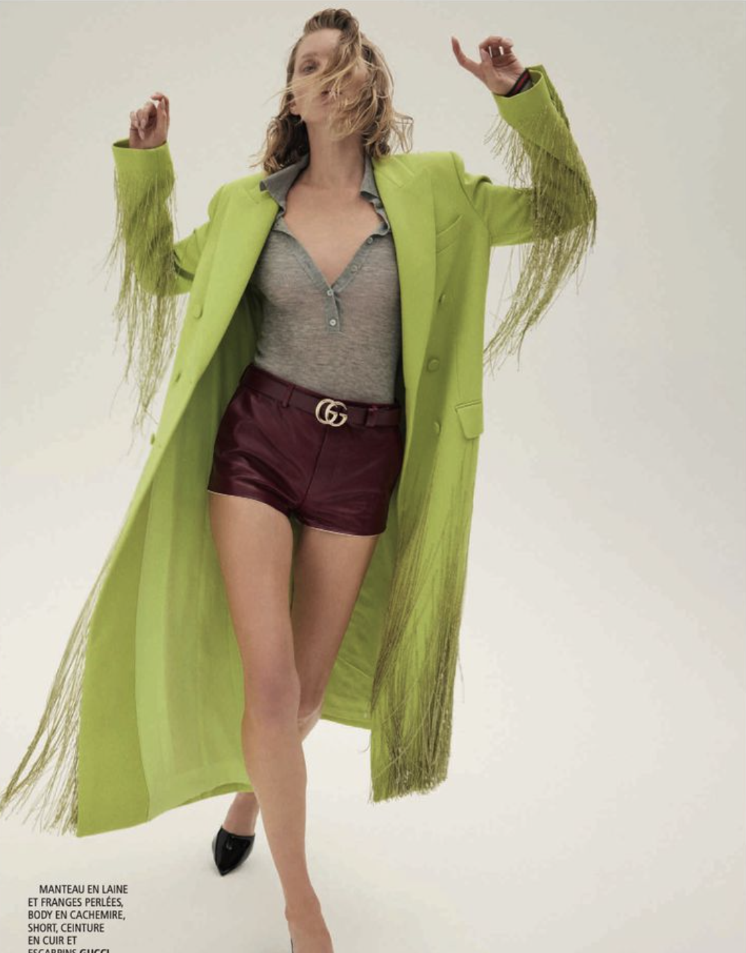 Elsa Hosk in Madame Figaro Sp 2024 Fashion by David Roemer